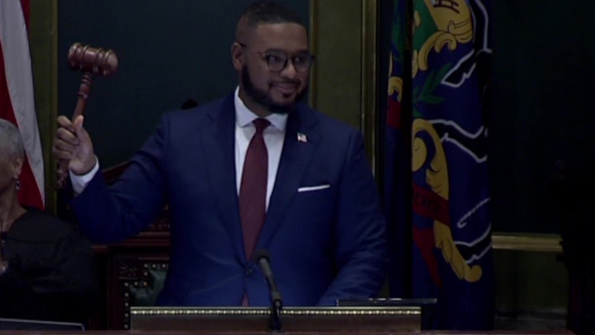 It was rounds of applause followed by a few high fives for Davis Tuesday, a former state representative from Allegheny County.