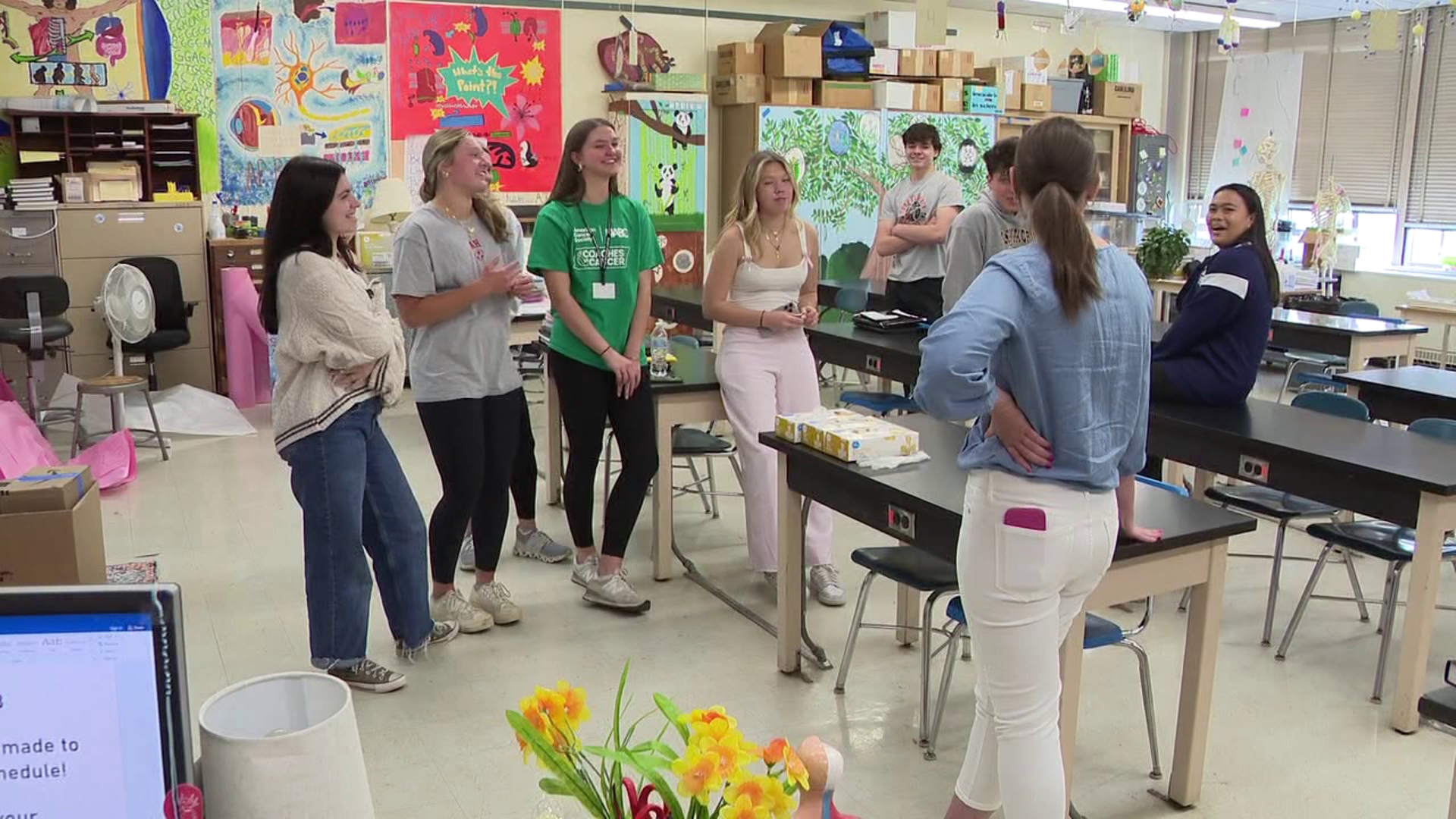 Back in mid-April, this group of students received a lesson they never expected.