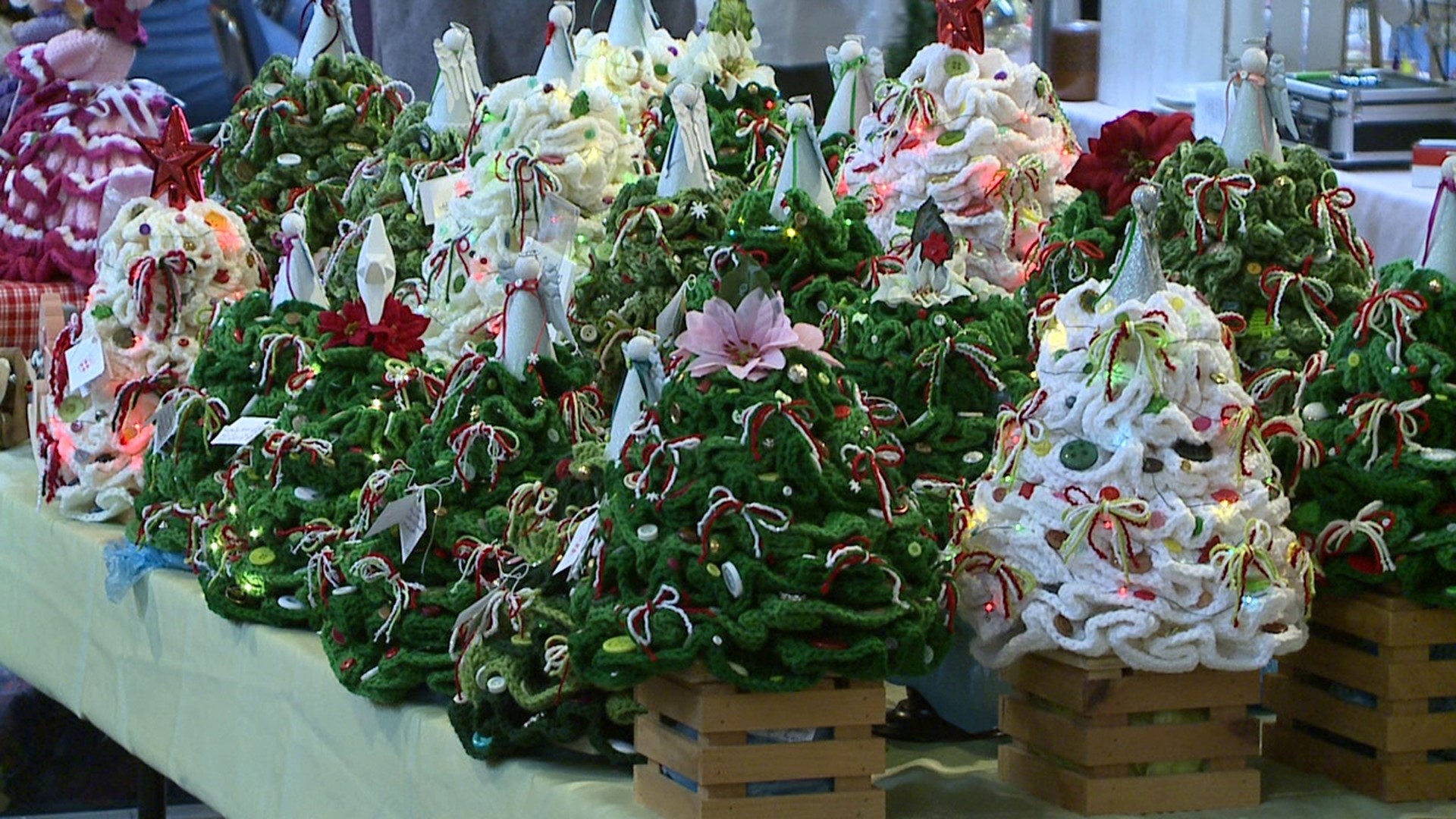 The craft show took place at St. John the Evangelist Church in Pittston from 10 a.m. to 4 p.m. Saturday.