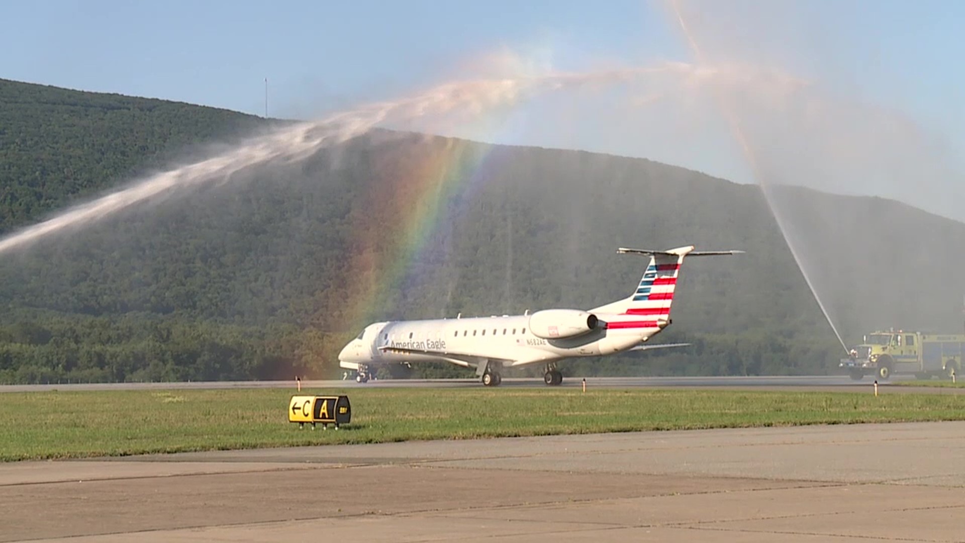 There are now two flights to and from Charlotte, North Carolina at the airport in Lycoming County.