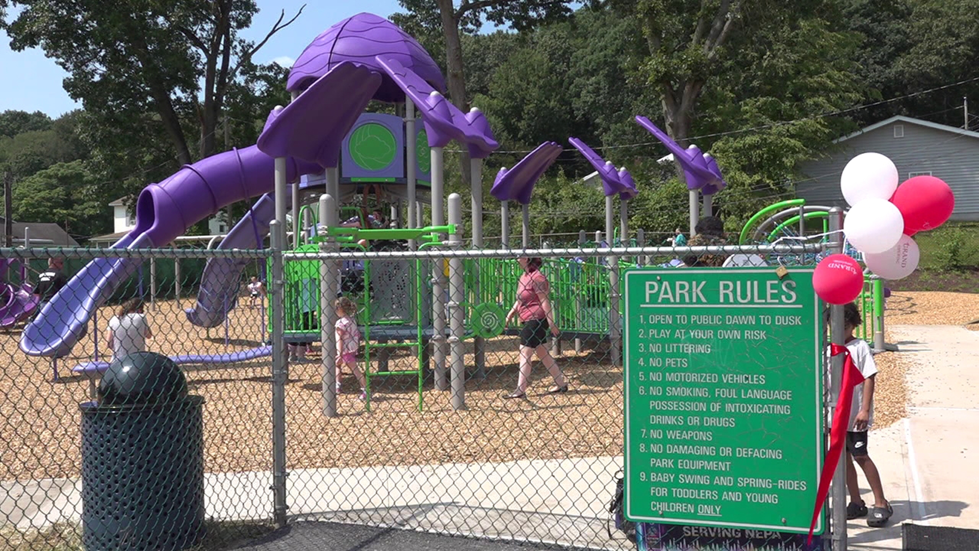 A park in Luzerne County unveiled major upgrades during a grand opening ceremony on Saturday.