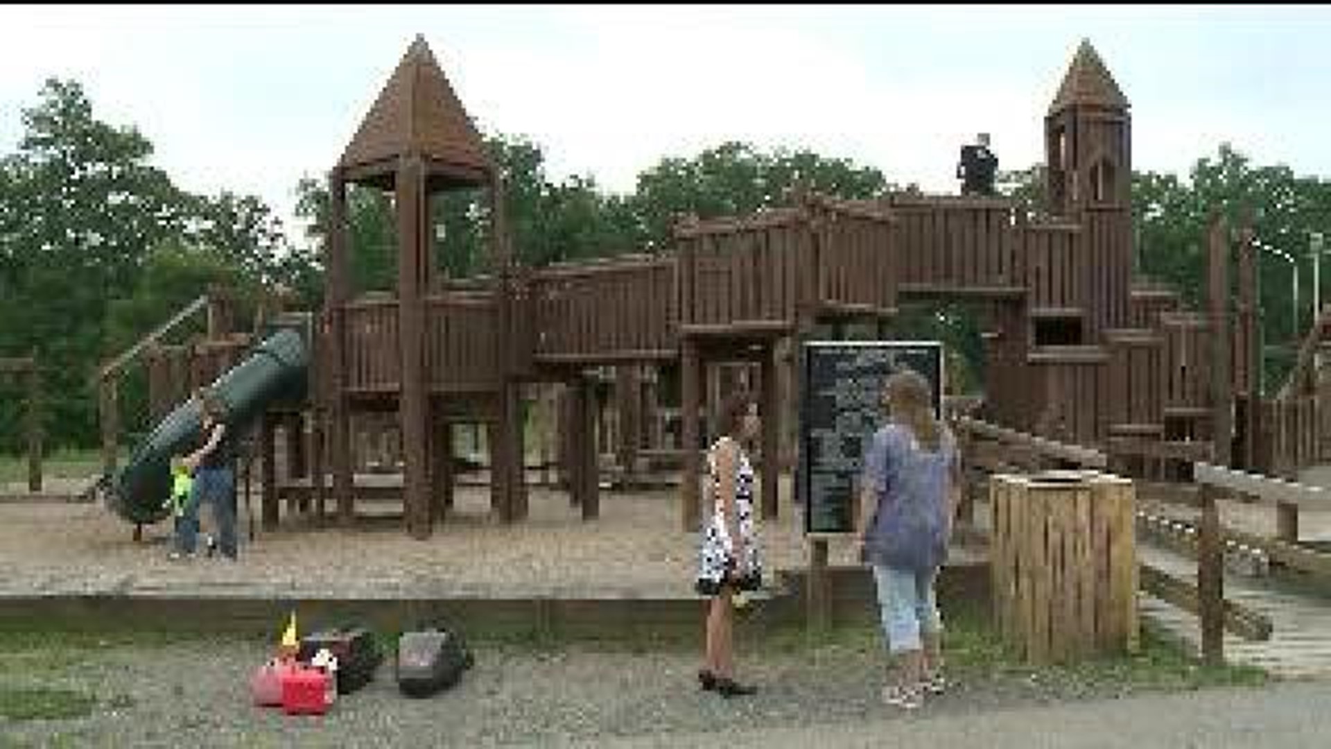 Old Playground Torn Down in Marshalls Creek