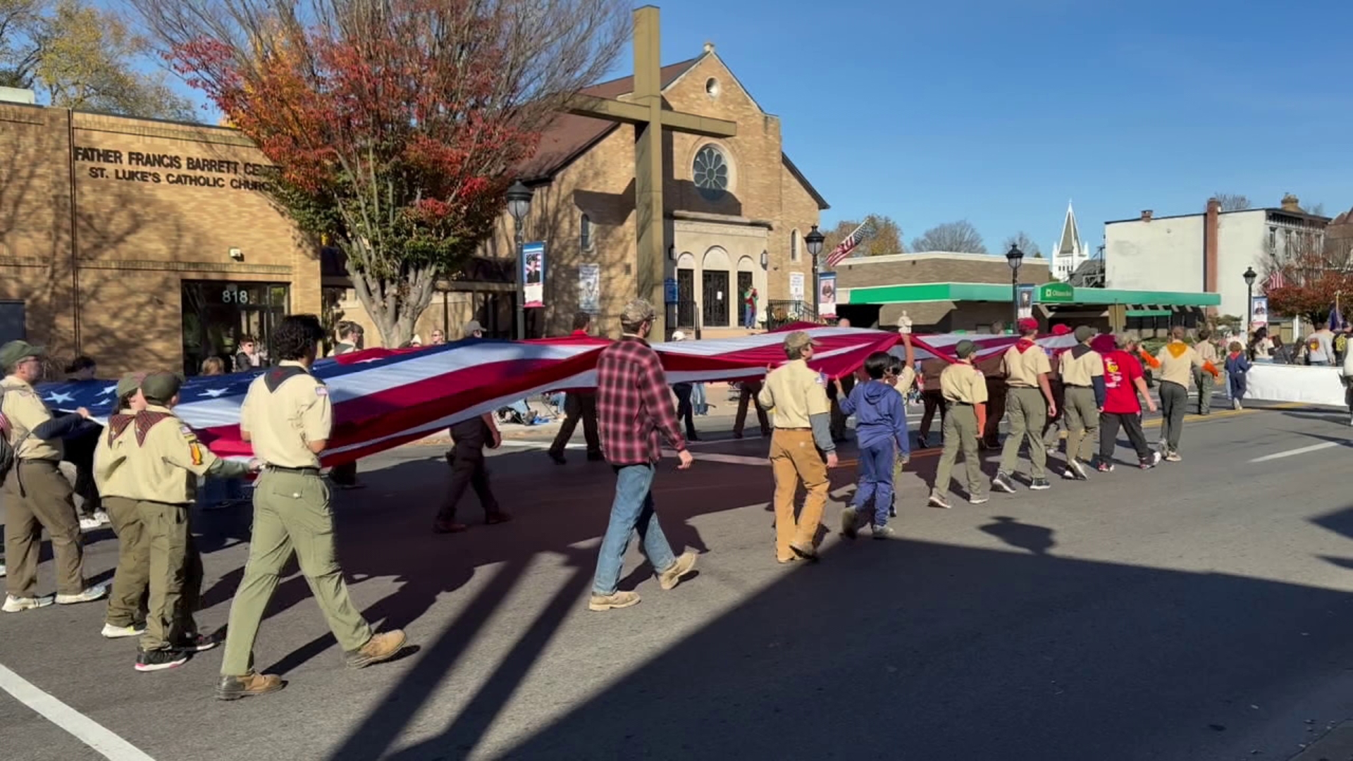 Stroudsburg kicked off its annual Veterans Day Parade at Stroudsburg High School Sunday afternoon.