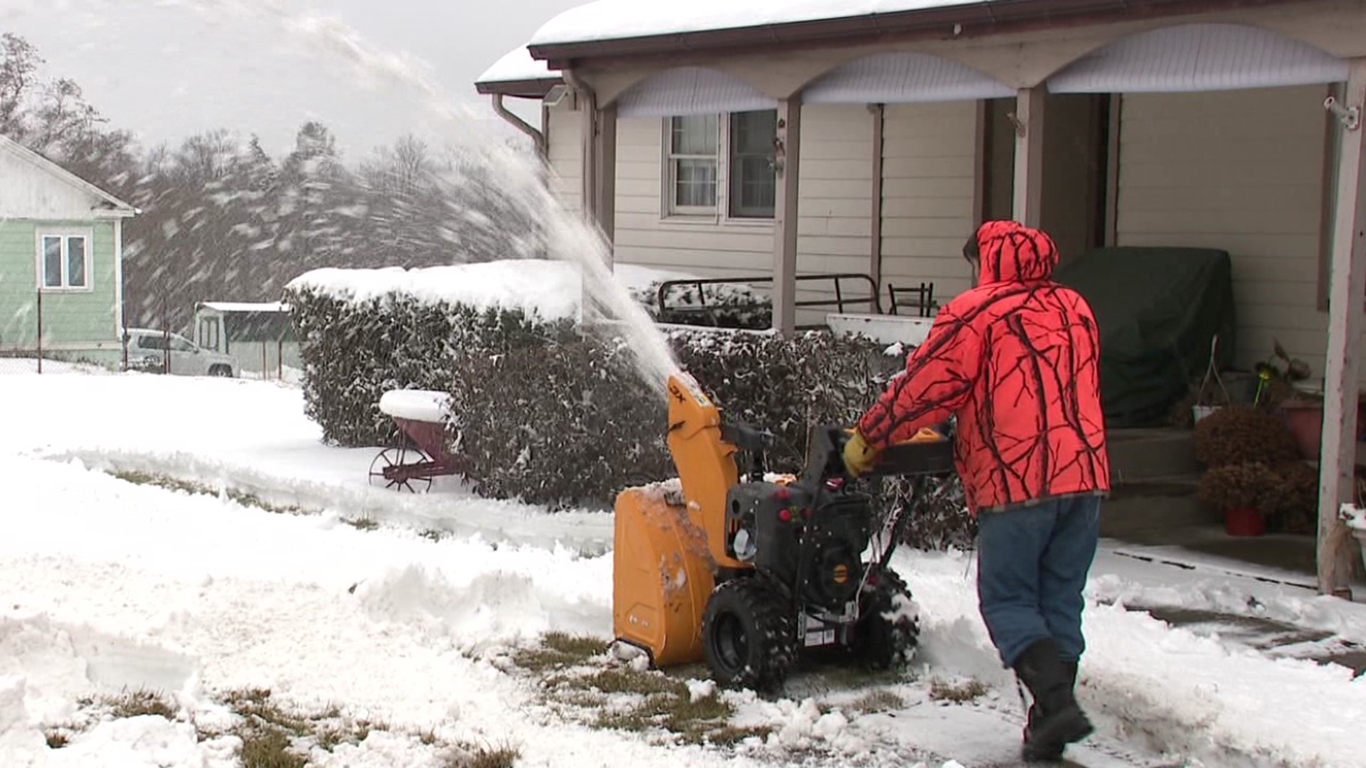 Mother Nature gave parts of our area its first real big dose of snow, including seven inches in parts of Wayne County.