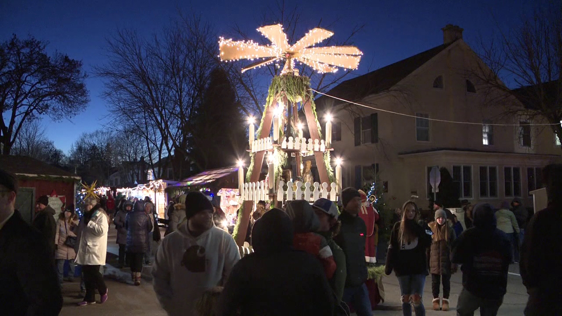 An annual holiday tradition that is the pride of one community in Central Pennsylvania opened on Thursday. Newswatch 16's Adithya Iyer shows us the tradition.