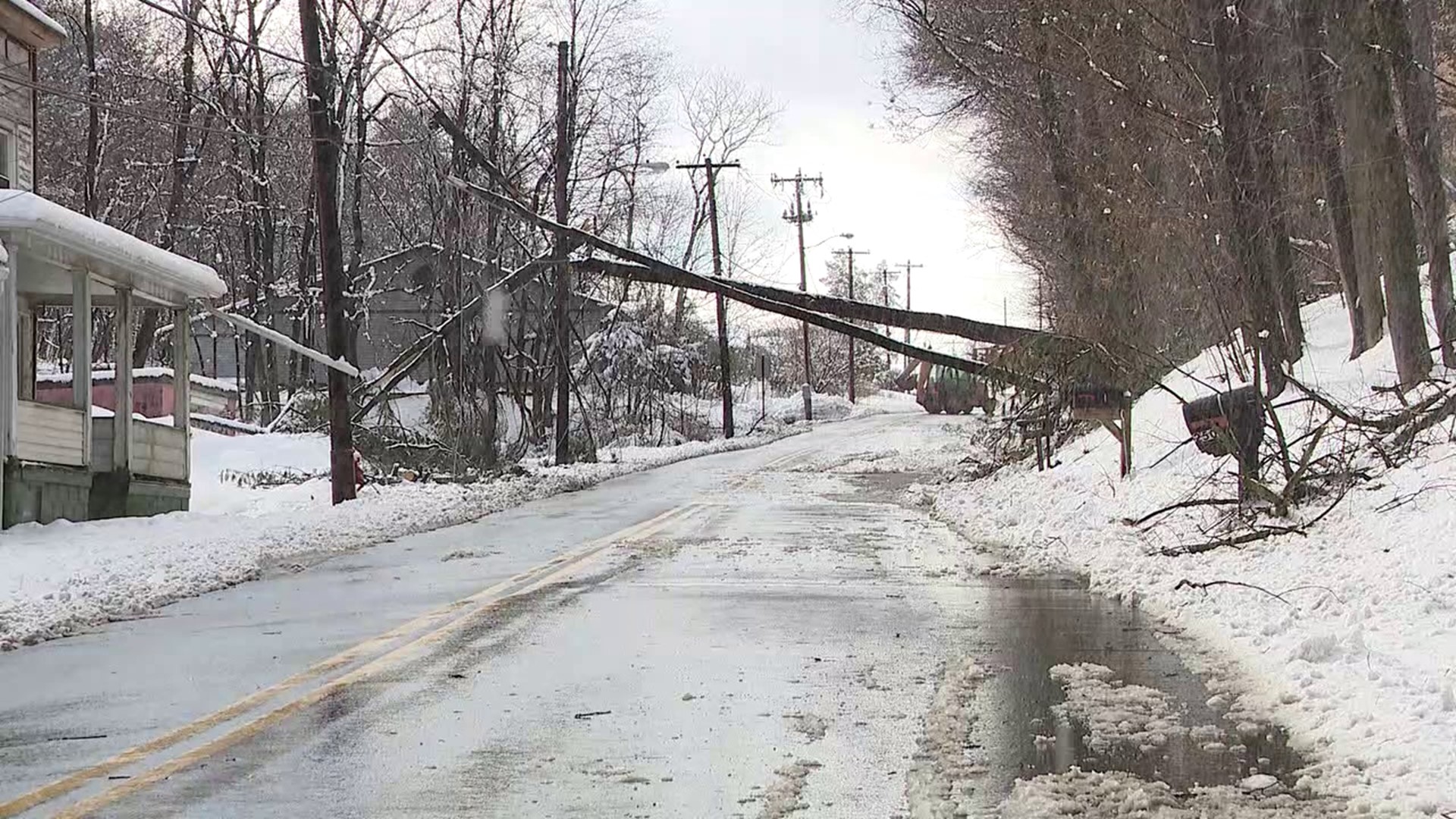 The storm knocked out power to tens of thousands of Schuylkill County homes and businesses.