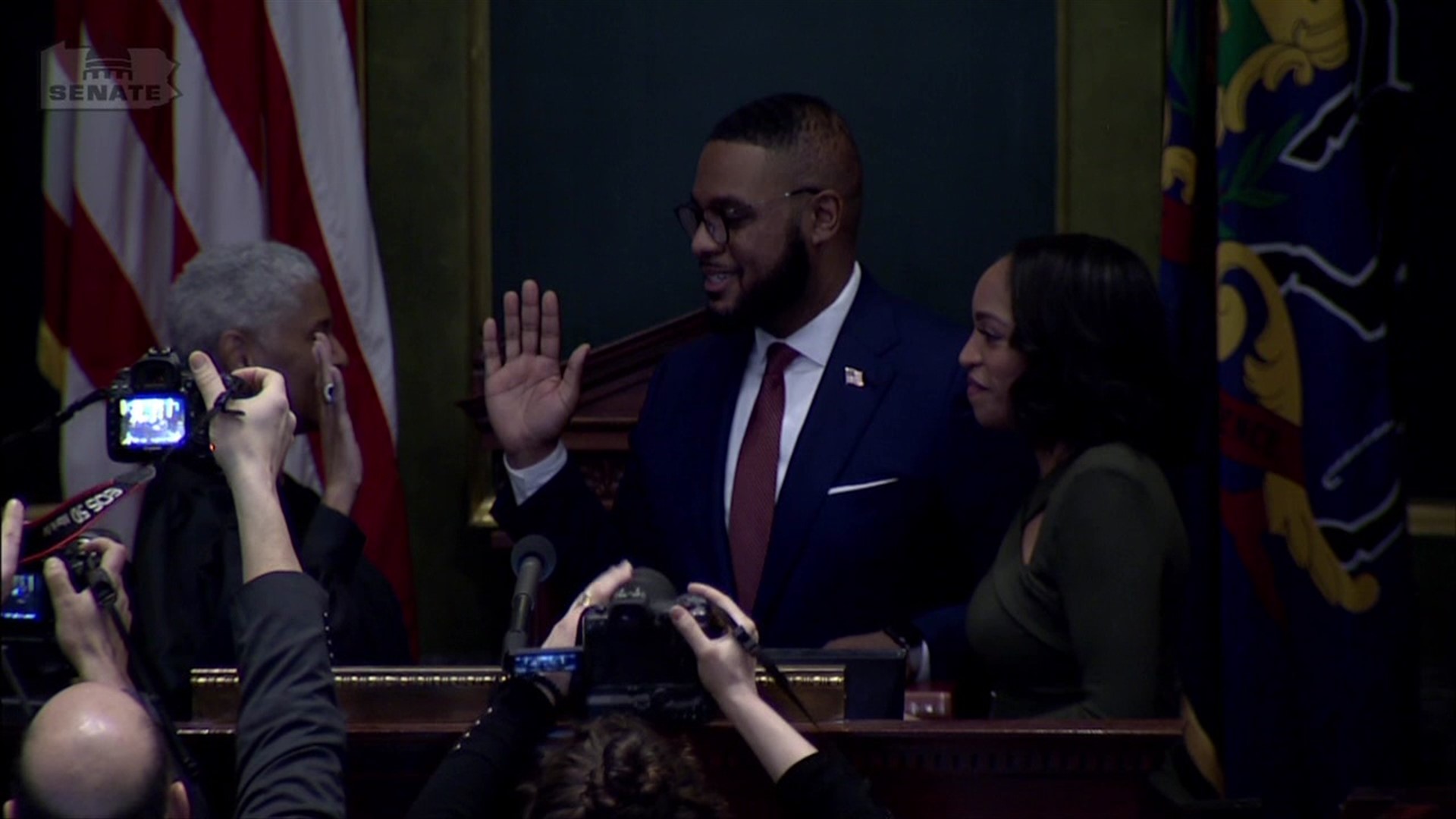 The new Lieutenant Governor is the first African American to be second in command of the Commonwealth.