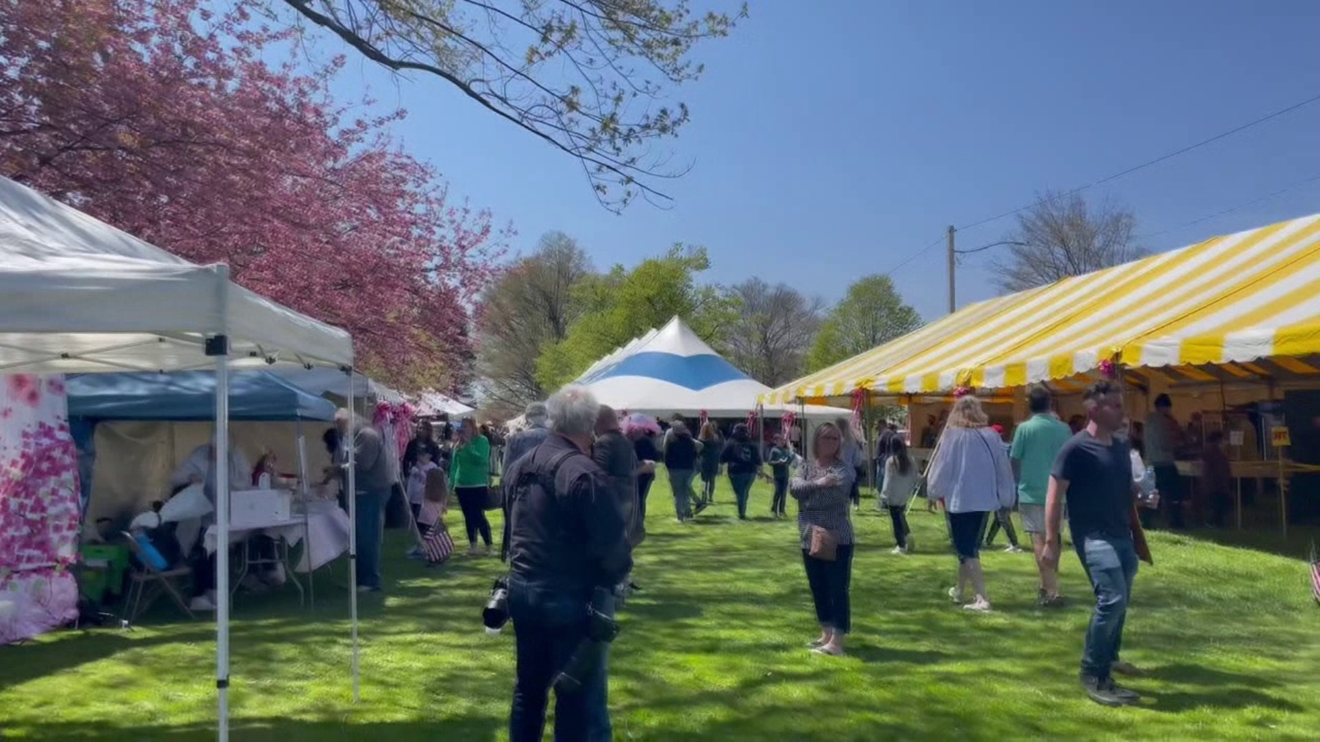 A beautiful day for a cherry blossom festival. Newswatch 16's Chelsea Strub shows us some sights and sounds from one such festival in Luzerne County.