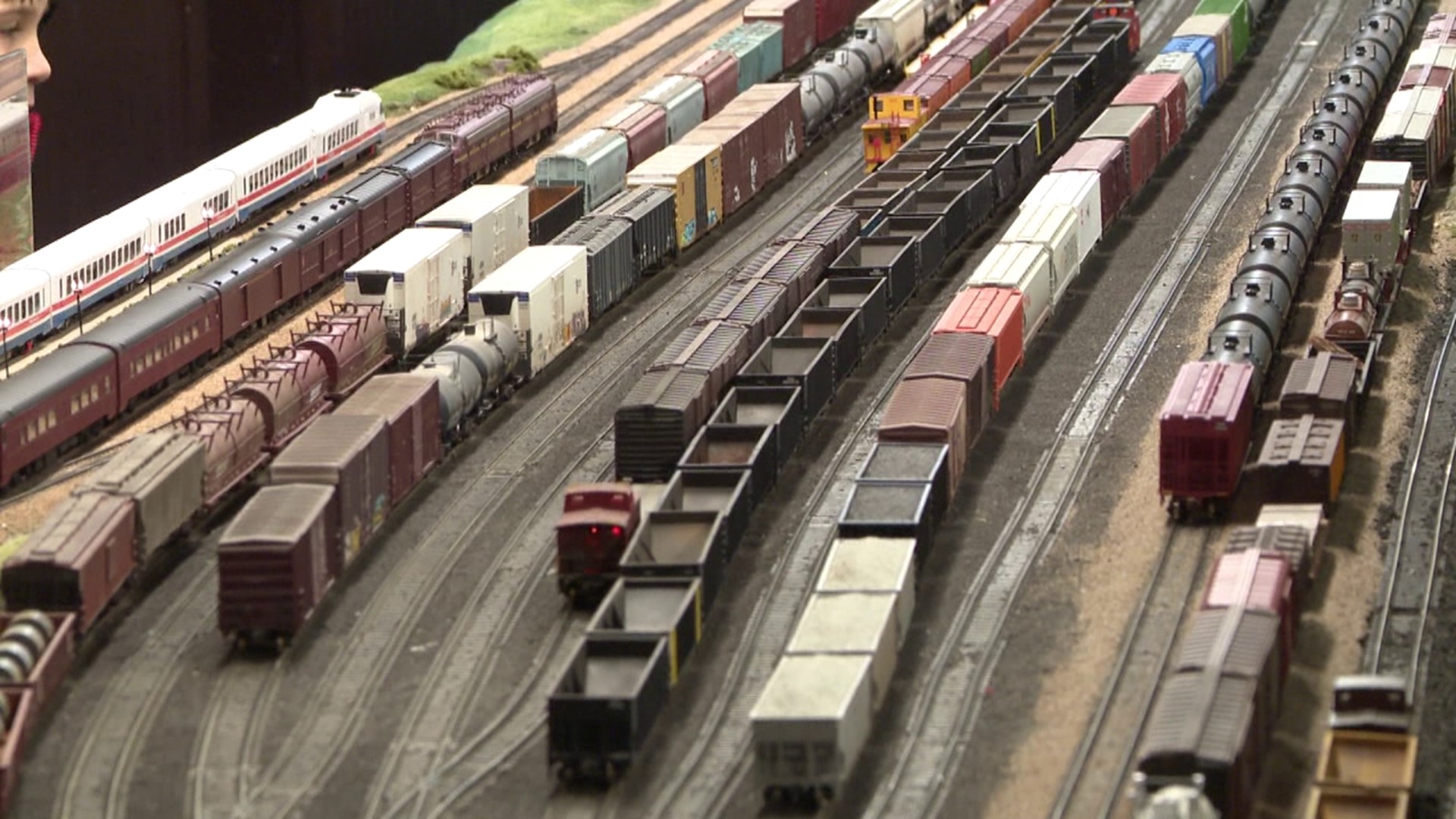 The Hudson Model Railroad Club hosted an open house Sunday afternoon, featuring a 2,000 square foot train layout.