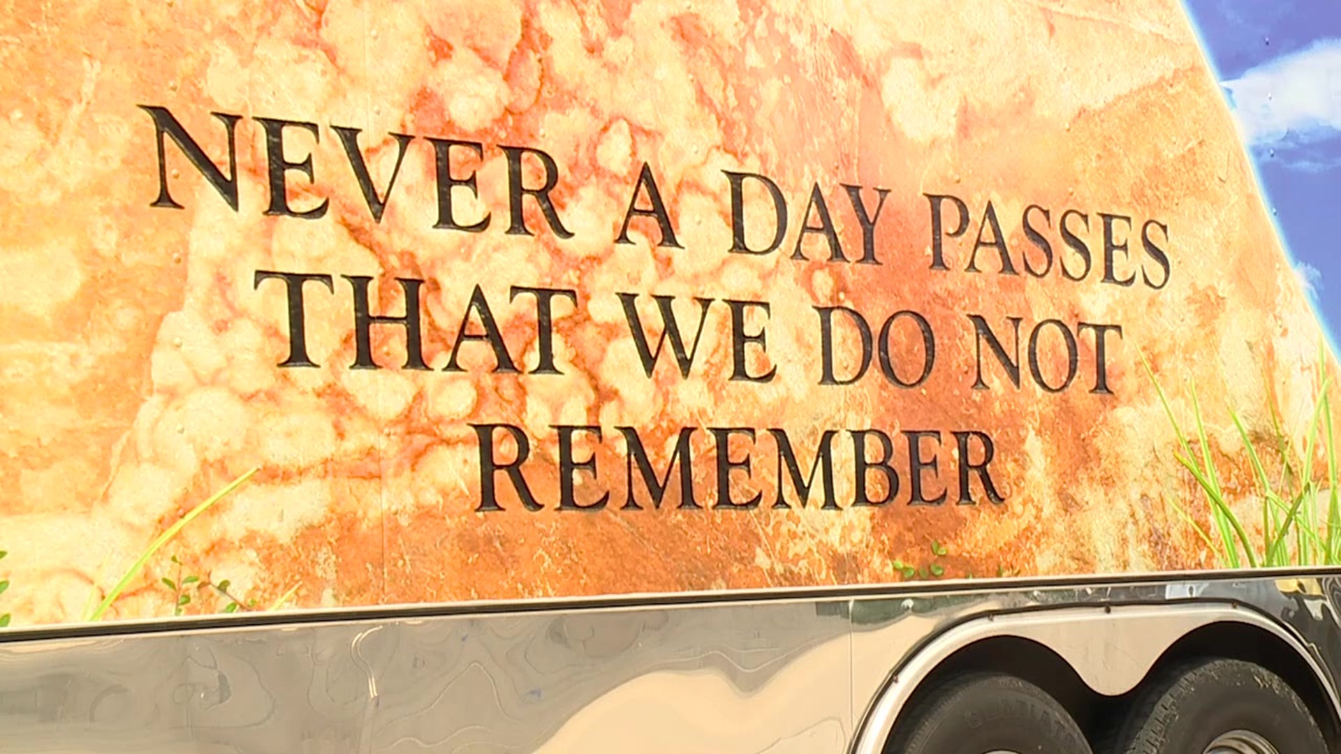 The state's mobile DUI memorial was in town Wednesday. With the Fourth of July holiday coming up, officials are warning against driving under the influence.