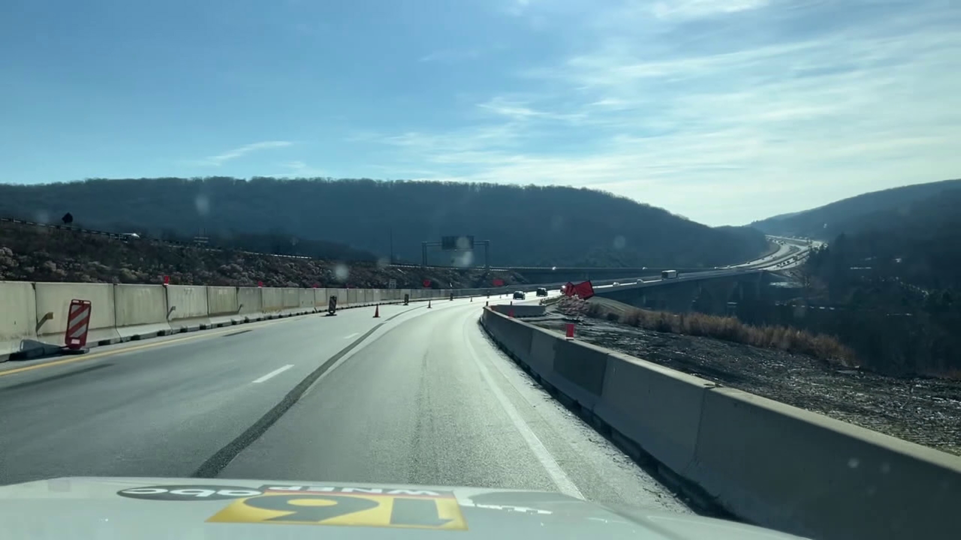 There will be lane restrictions near construction areas on Interstate 84 East and West in Lackawanna County starting Thursday night.