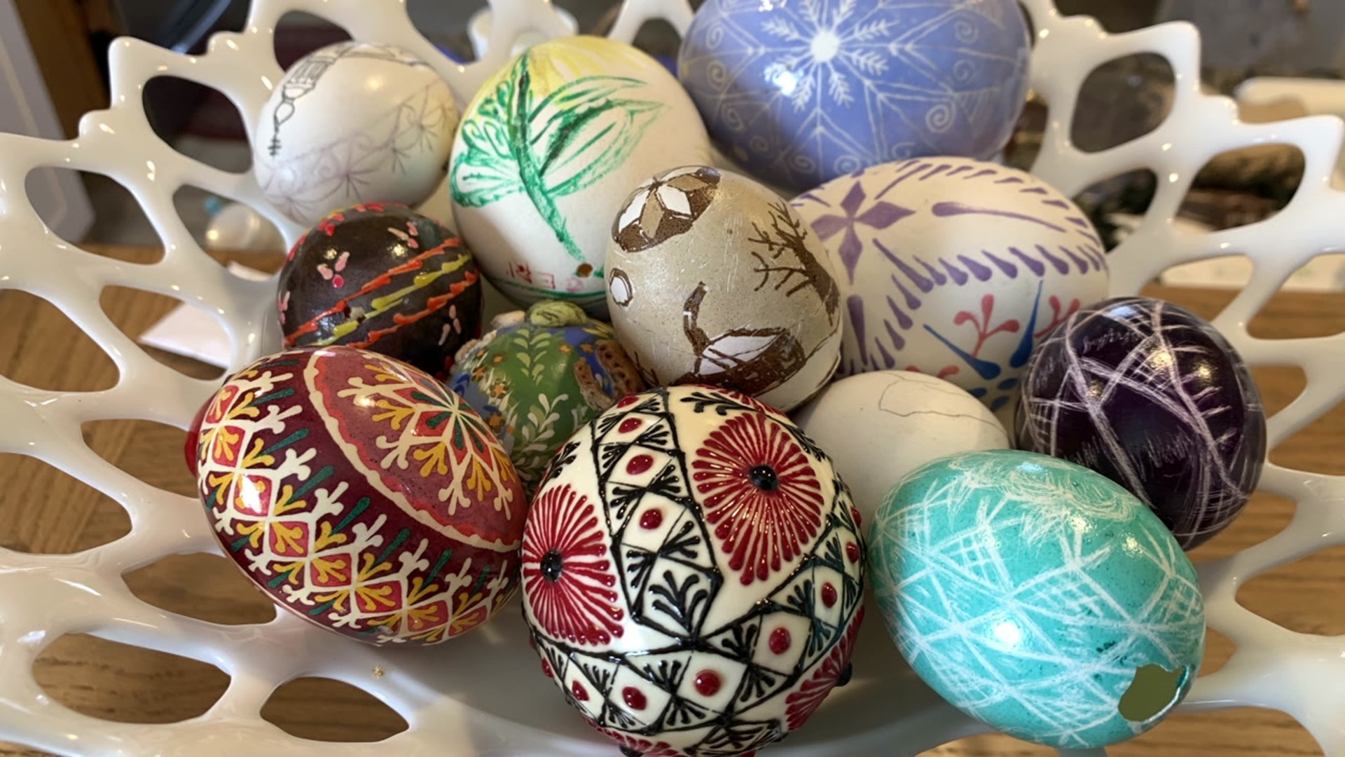 Pysanky eggs are a Ukrainian tradition dating back more than 1,000 years with an important legend.