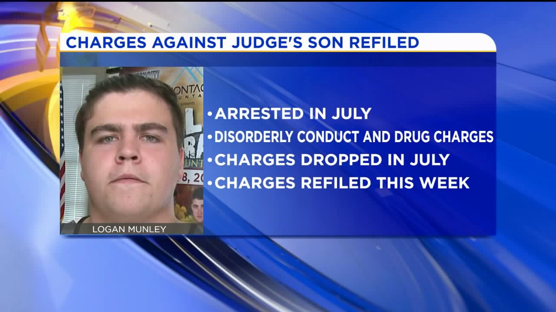 Charges Refiled Against Judge's Son