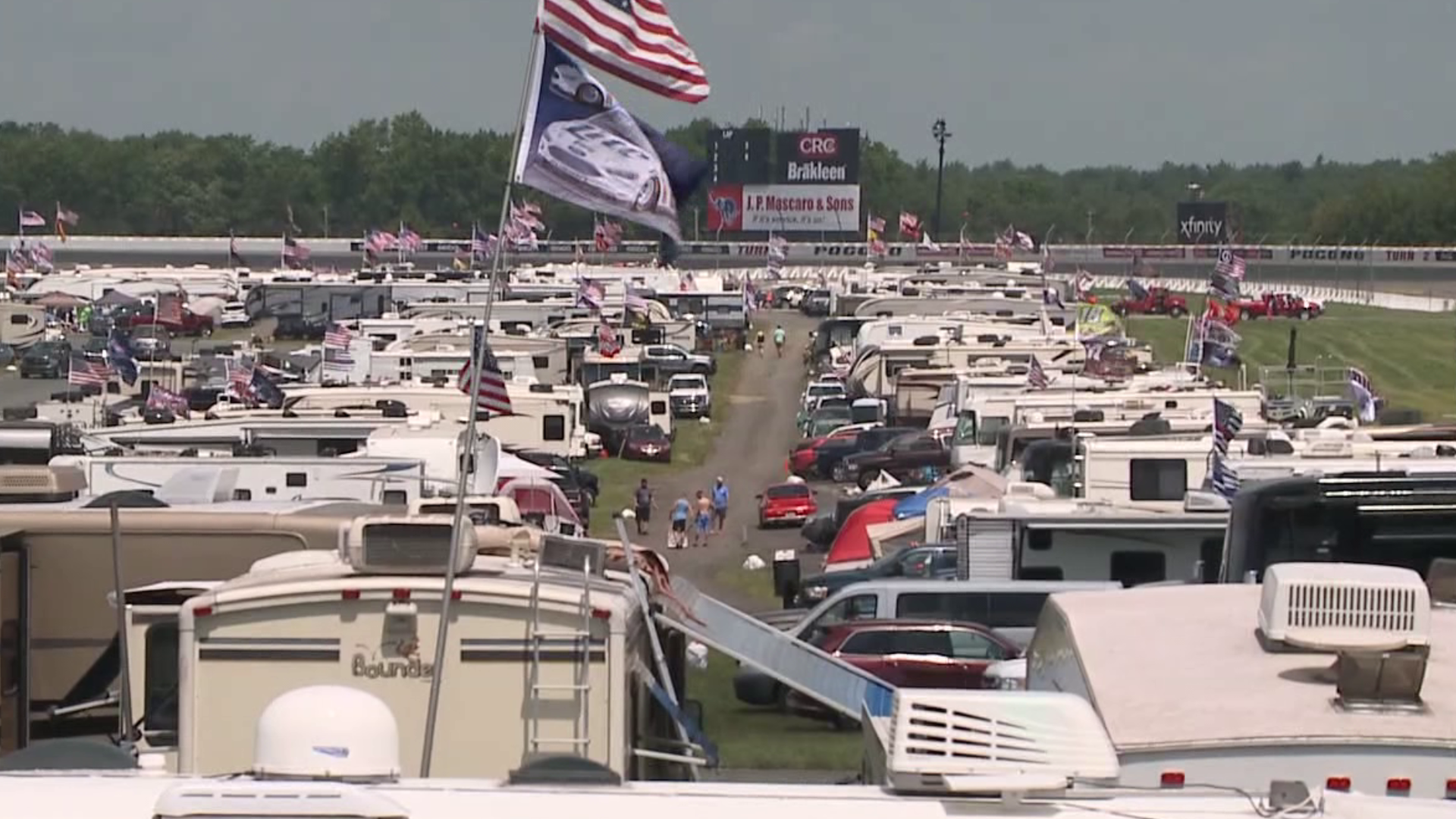 This is the first in-person, doubleheader NASCAR race with spectators in over a year. Fans we spoke with say they've missed it the people and the atmosphere.