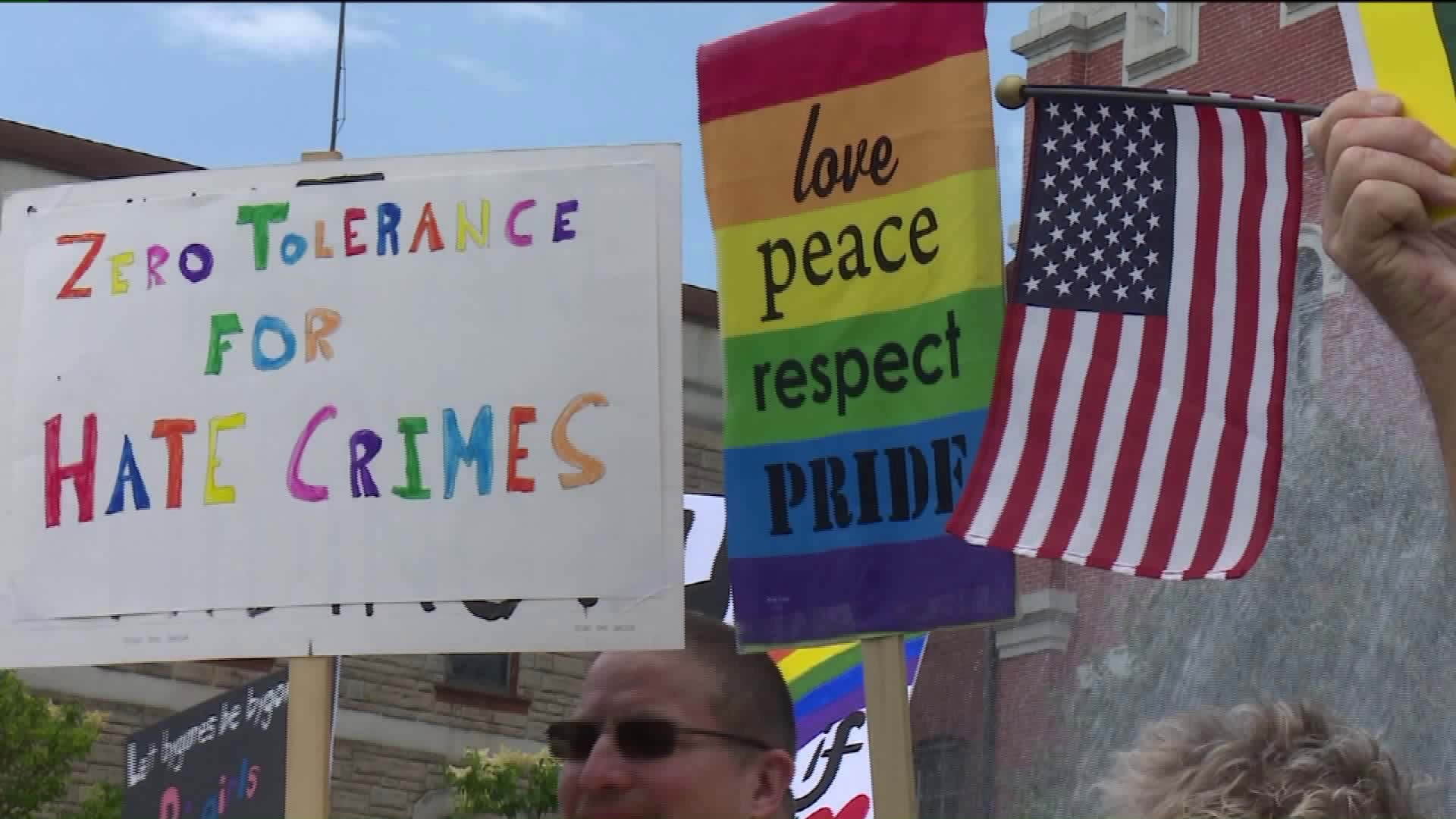 LGBTQ Rally For Equality In Bloomsburg