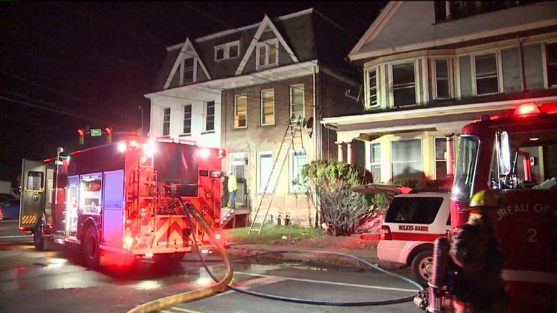 Flames Force Four from Wilkes-Barre Home