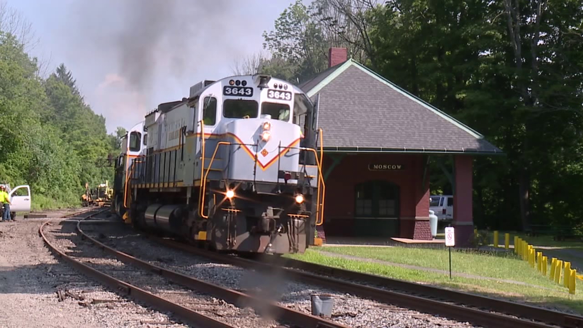 Jon takes us to a grand re-opening celebration for a restored train station in Lackawanna County.