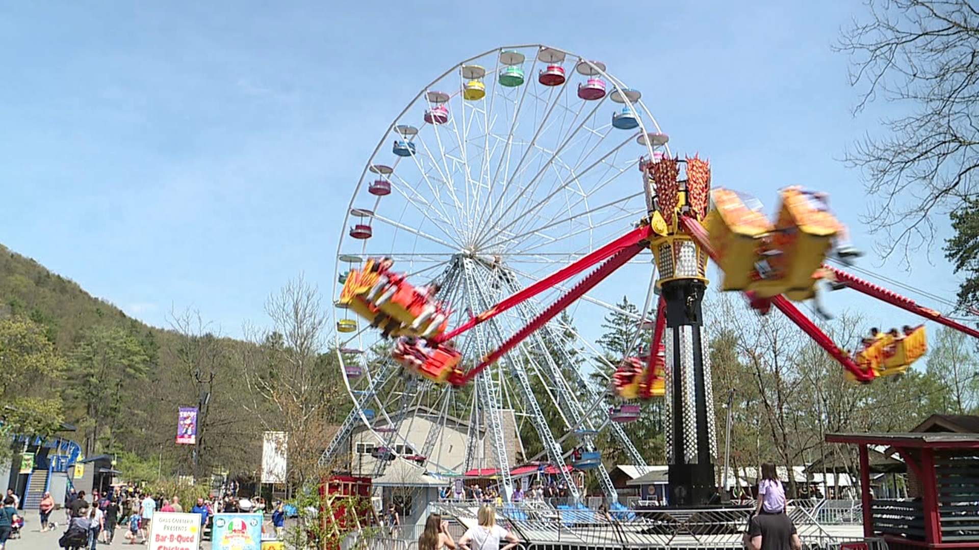 Knoebels Amusement Resort welcomed hundreds of families for a weekend full of food and thrills.
