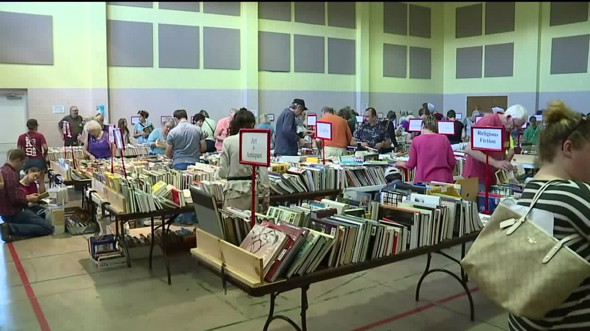 Thousands of Books for Sale at Big Library Fundraiser
