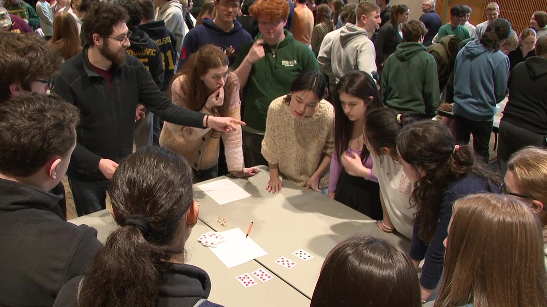 Students added, subtracted, multiplied, and divided their ways to victory at a competition in Bloomsburg.