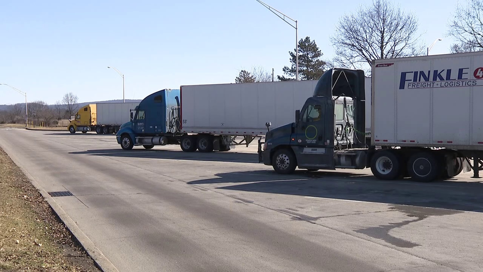 Drivers spoke about how they are being affected by what is happening at the border.