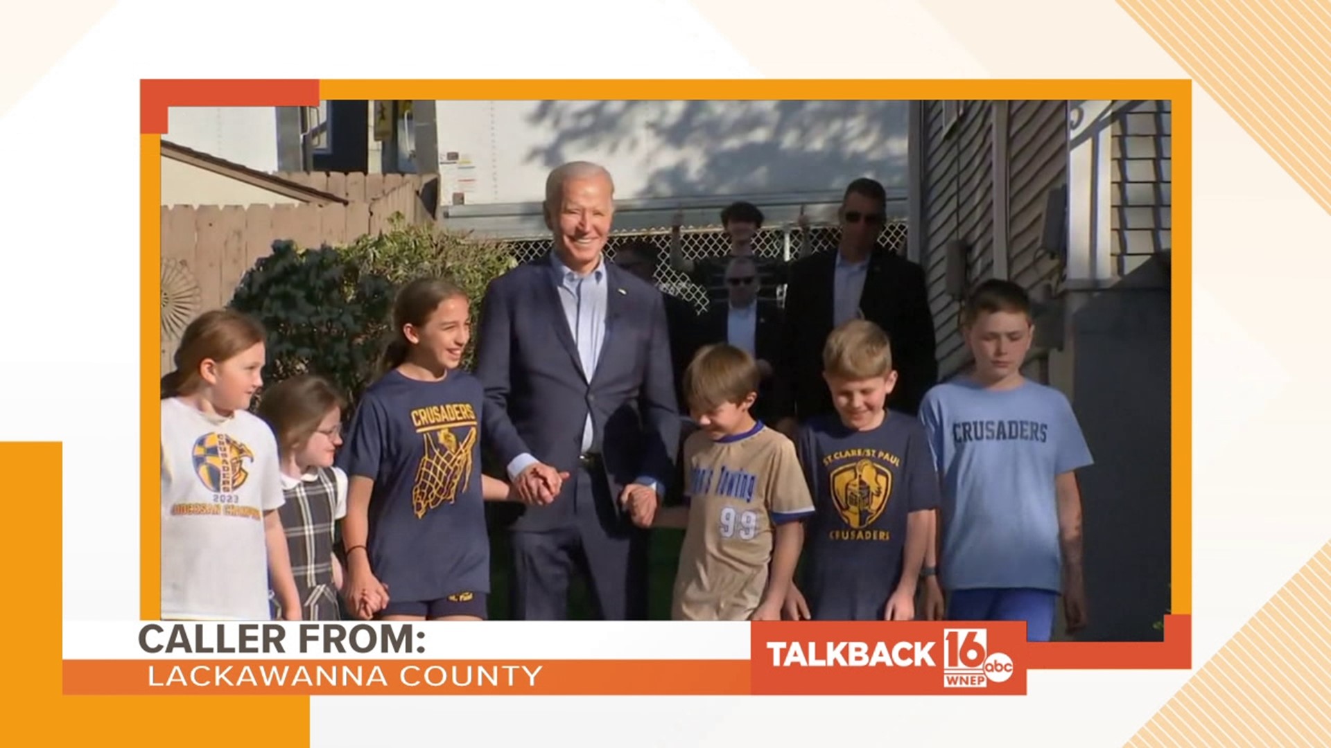Callers are commenting on President Joe Biden's visit to Scranton as well as abandoned mines in this Talkback 16.