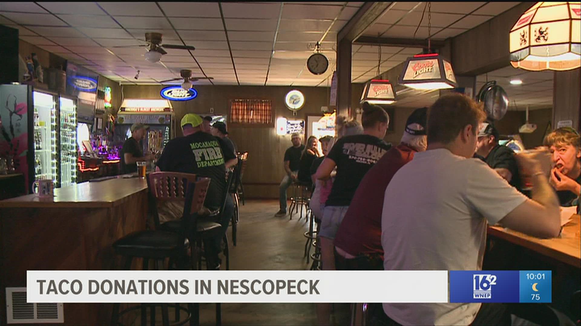 All tips from Thursday's sales are also going to be donated to help the victims of last week's fire in Nescopeck.