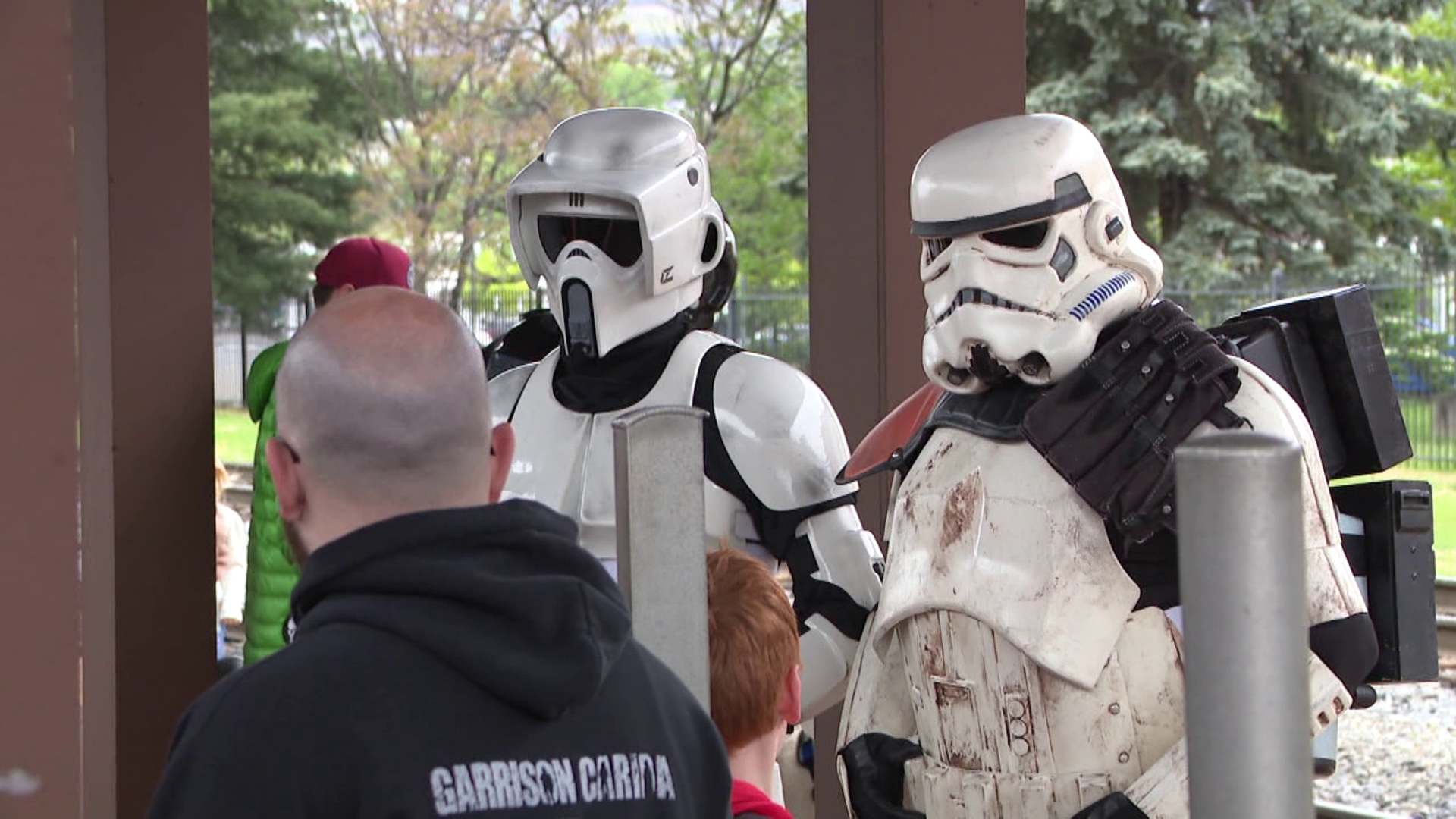 Folks in Scranton celebrated May 4th, or Star Wars Day, in all sorts of galactic ways at the Electric City Trolley Museum.