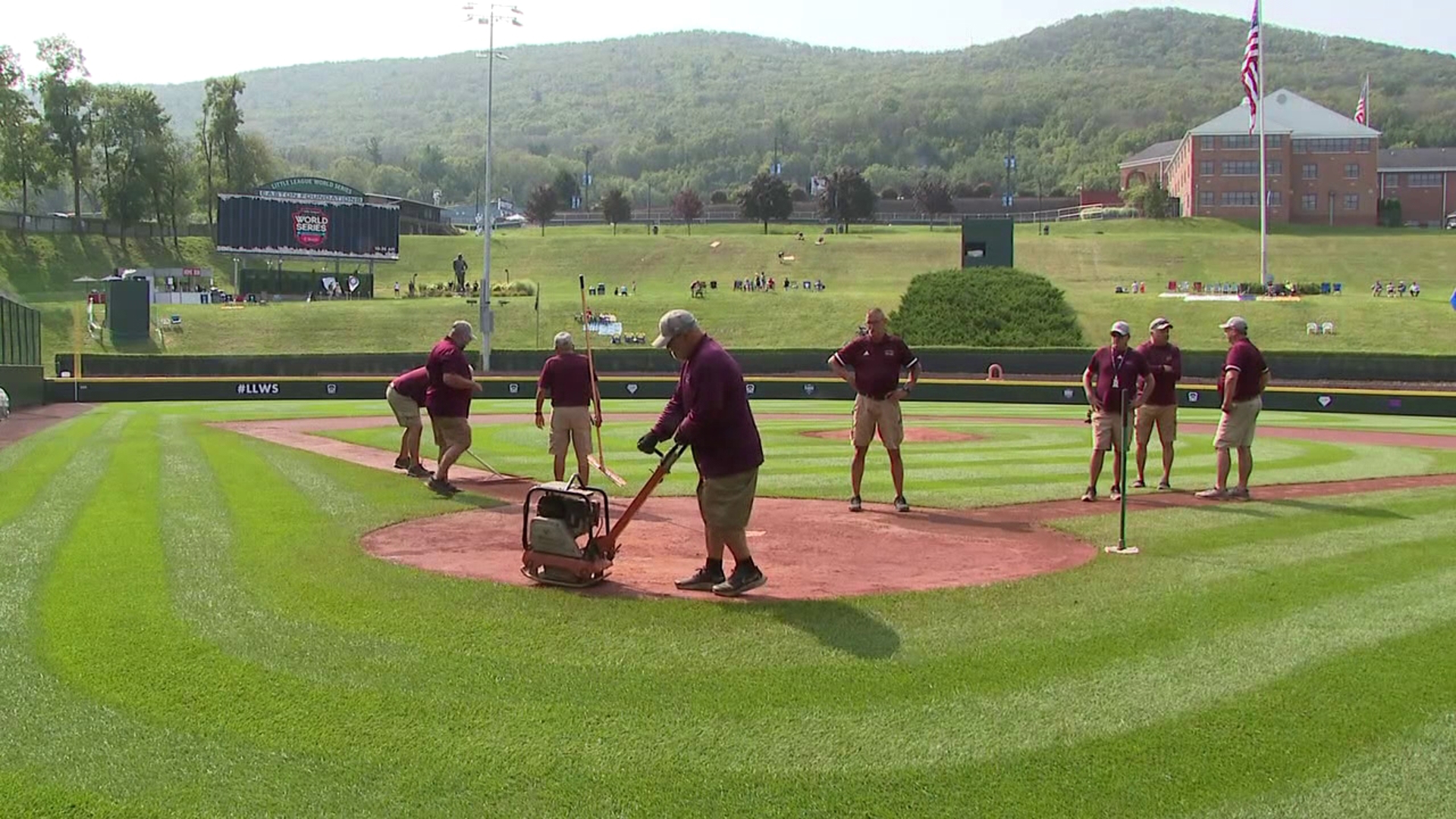 Players aren't the only ones working hard during the Little League World Series.