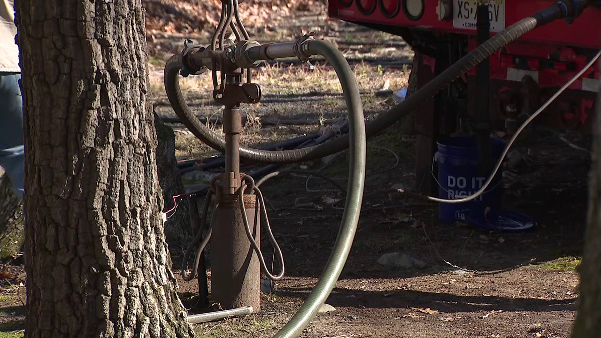 One main concern with the lack of rain is wells drying up. Newswatch 16's Emily Kress shows us how companies in the Poconos are helping people get water back. 