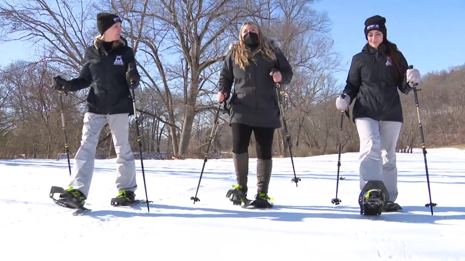 Shawnee Inn and Golf Resort in Smithfield Township, teamed up with Naturfi, the company offering snowshoe hikes.