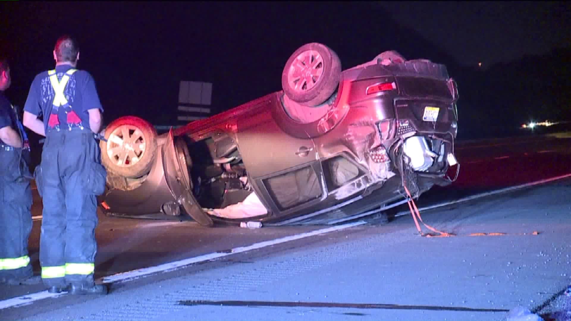 Police: Driver Falls Asleep, Crashes on Interstate 81