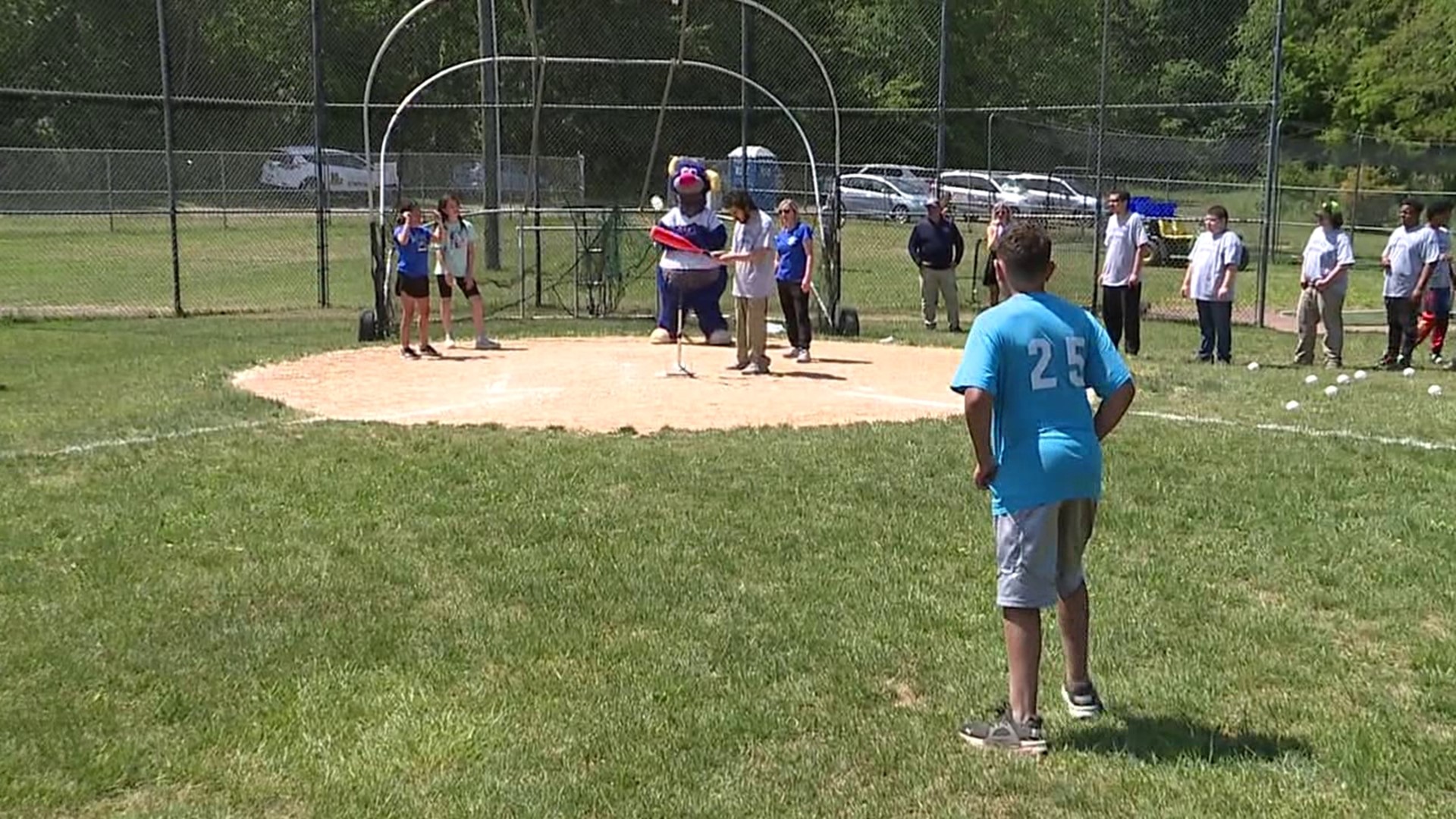 Some high school life skills students faced off against sixth graders in the return of an annual tradition.