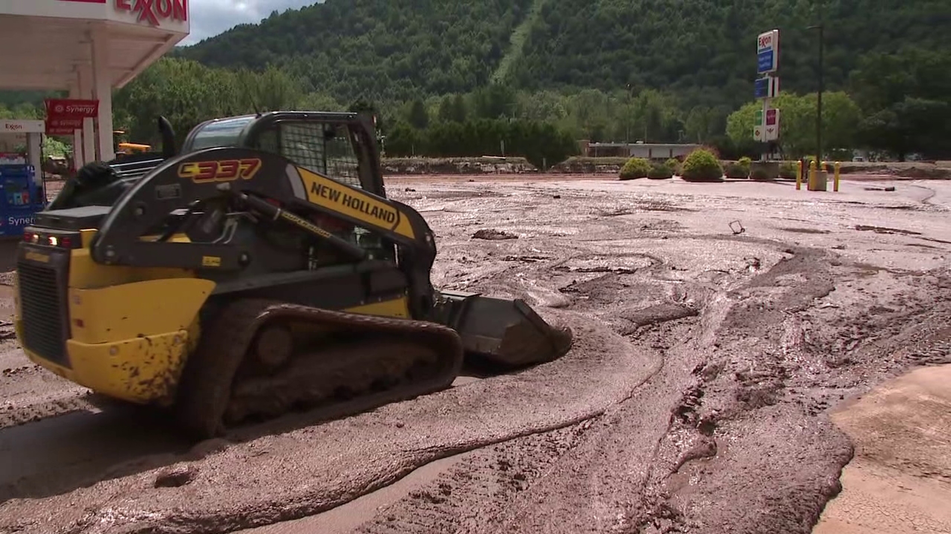 Debby created a muddy mess of destruction to homes and businesses in the Trout Run area. Newswatch 16's Mackenzie Aucker caught up with folks cleaning up the damage.