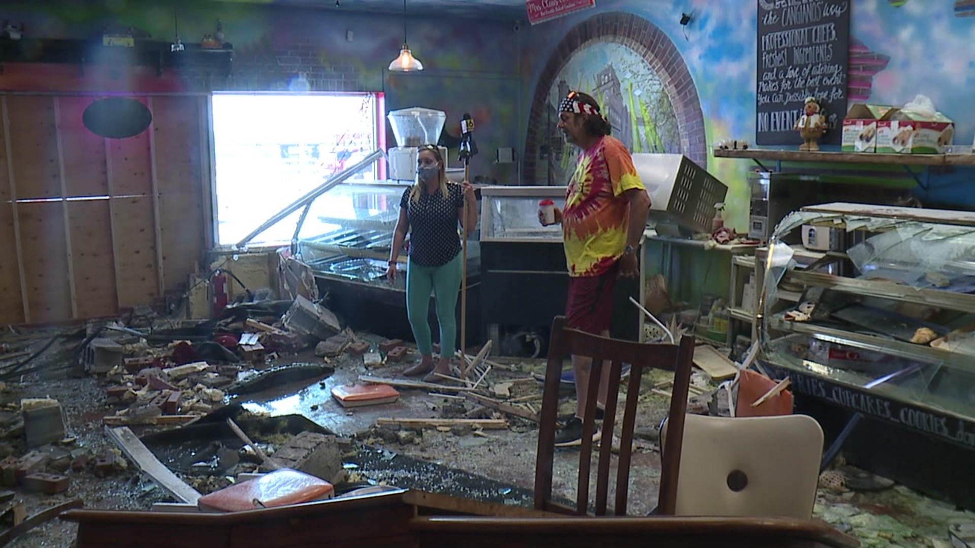 Dickson City restaurant owner still in shock after car crashed through ...