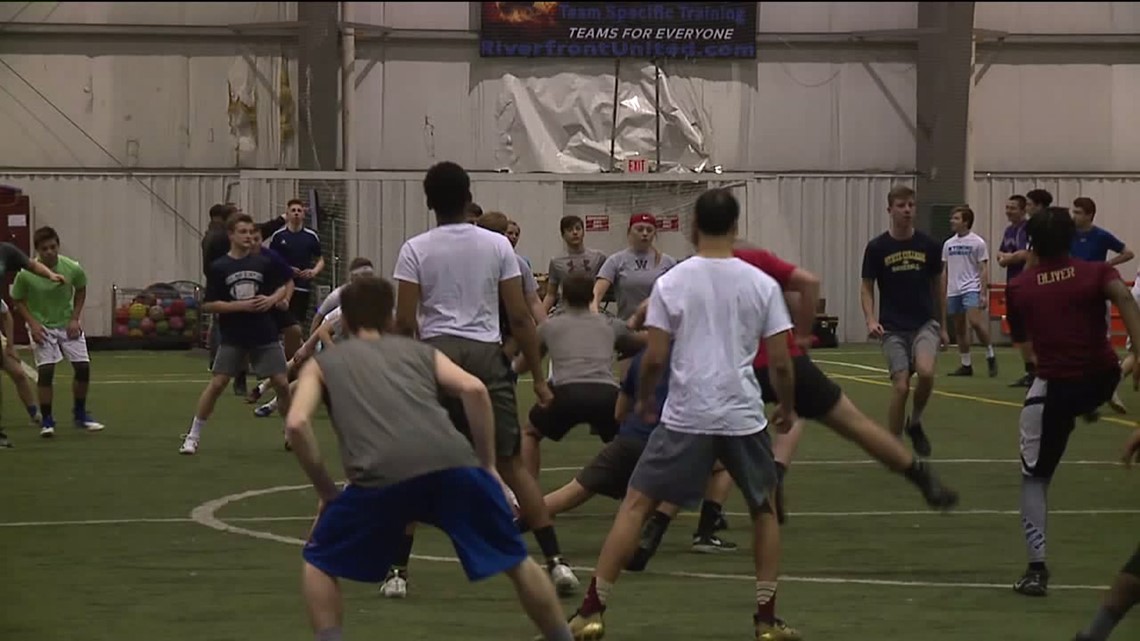 StudentAthletes Participate in Free Sports Combine