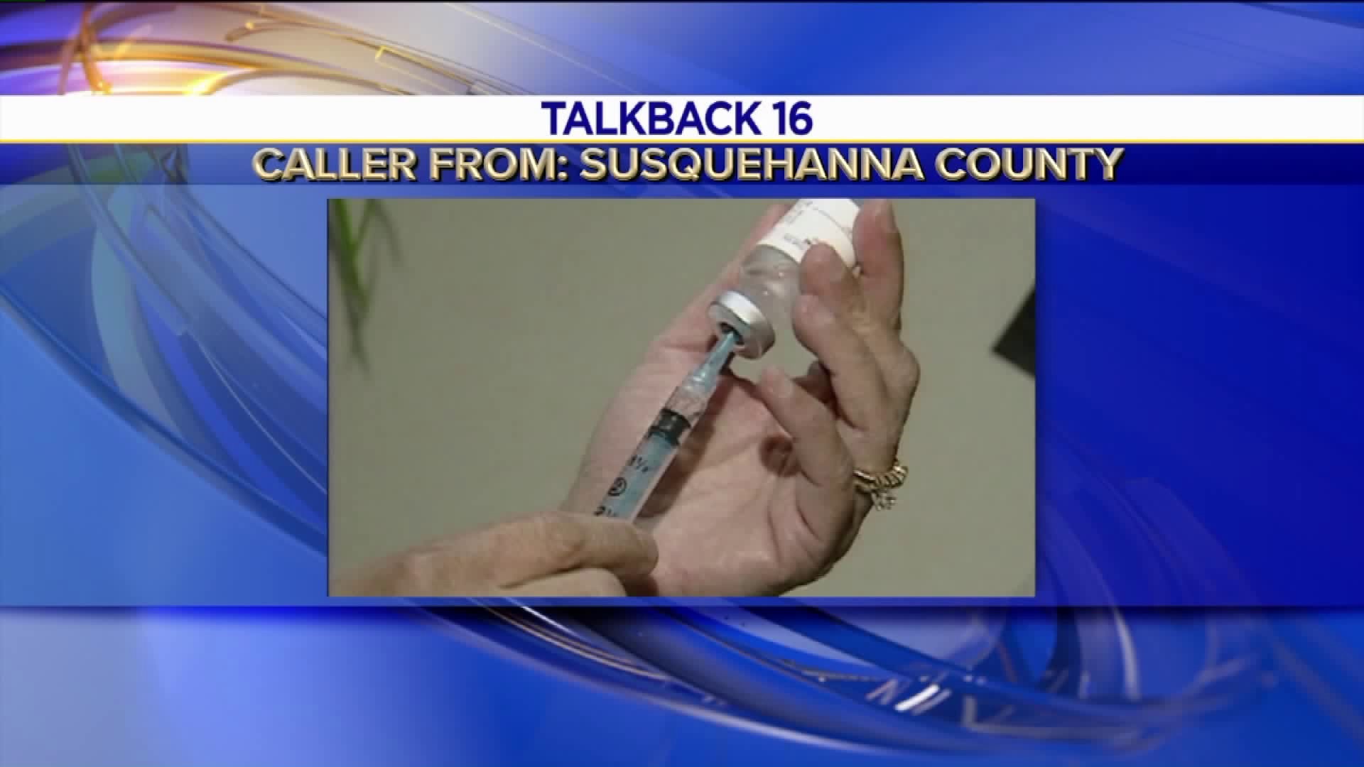 Talkback 16: Runners Hit by a Car, Narcan, Immunizations