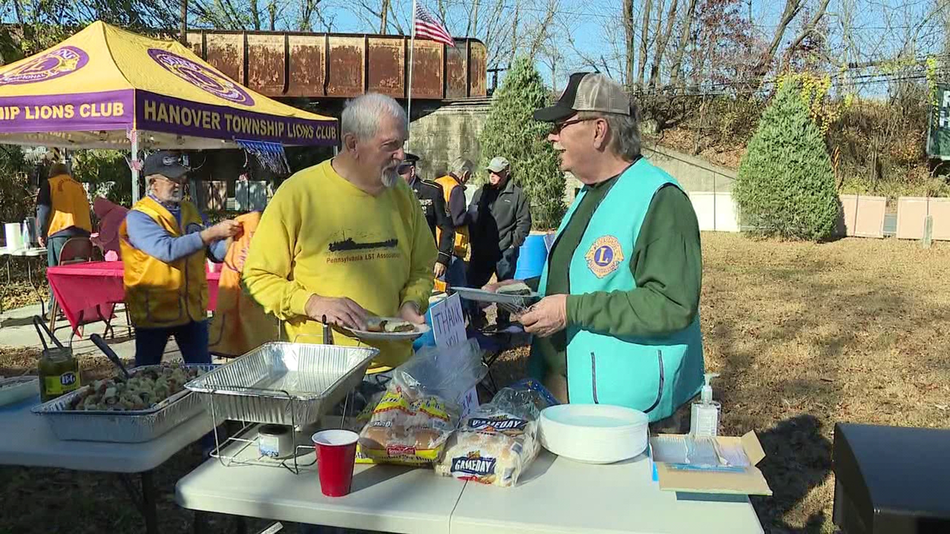 The Hanover Township Lions Club hosted a free picnic lunch Saturday to honor those who served.