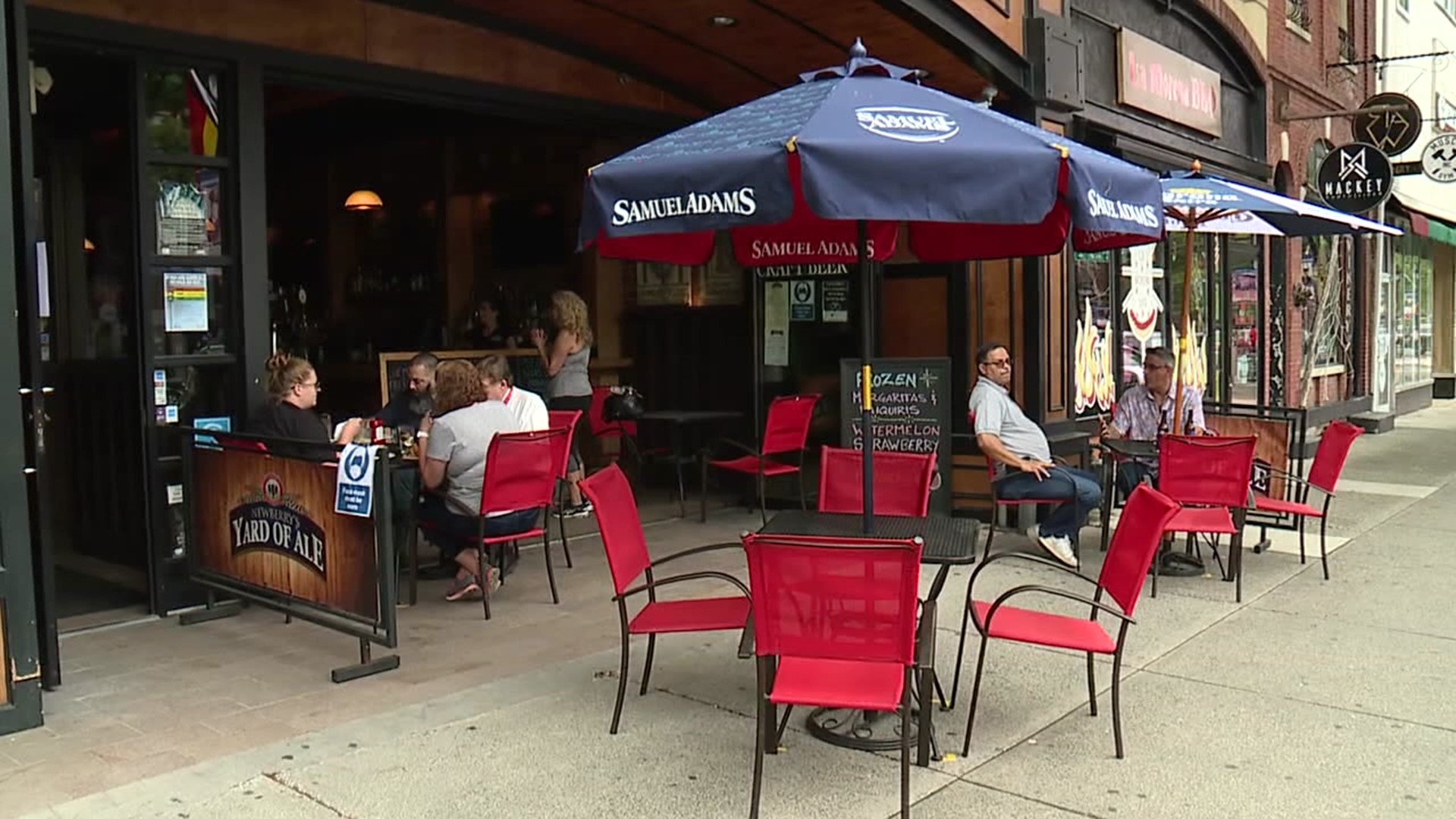 Restaurants that started serving alcohol outside during the pandemic are no longer allowed to do so, according to the state.
