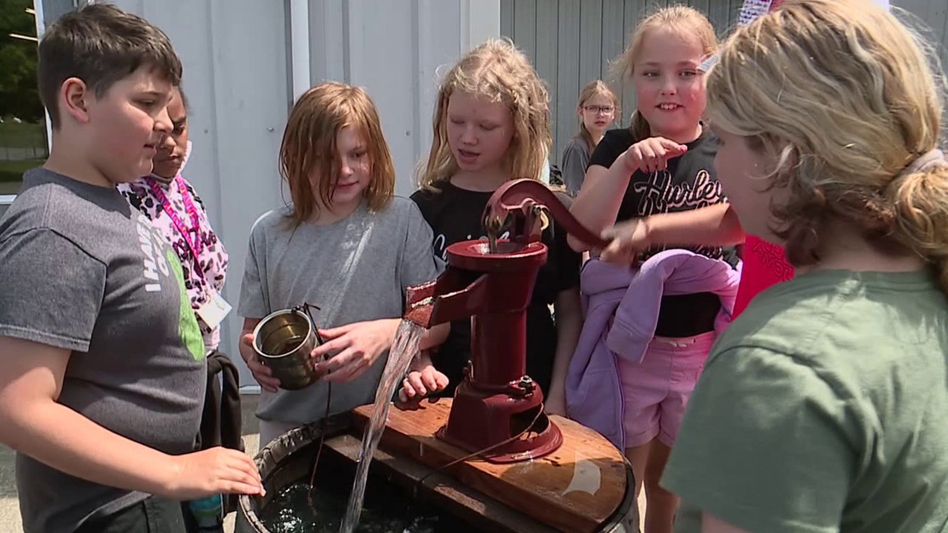 Bradford County Farm Days gave area kids the opportunity to live a day in the life of a young child in the 1860s.