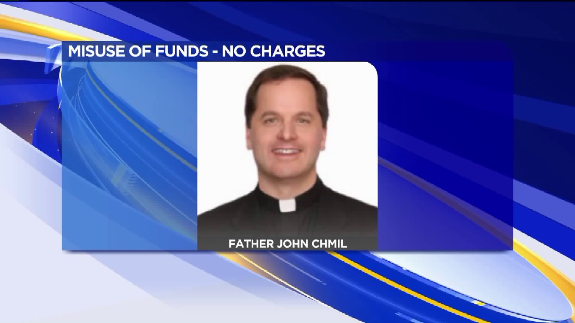 No Charges Planned for Priest Accused of Misspending Charity Cash