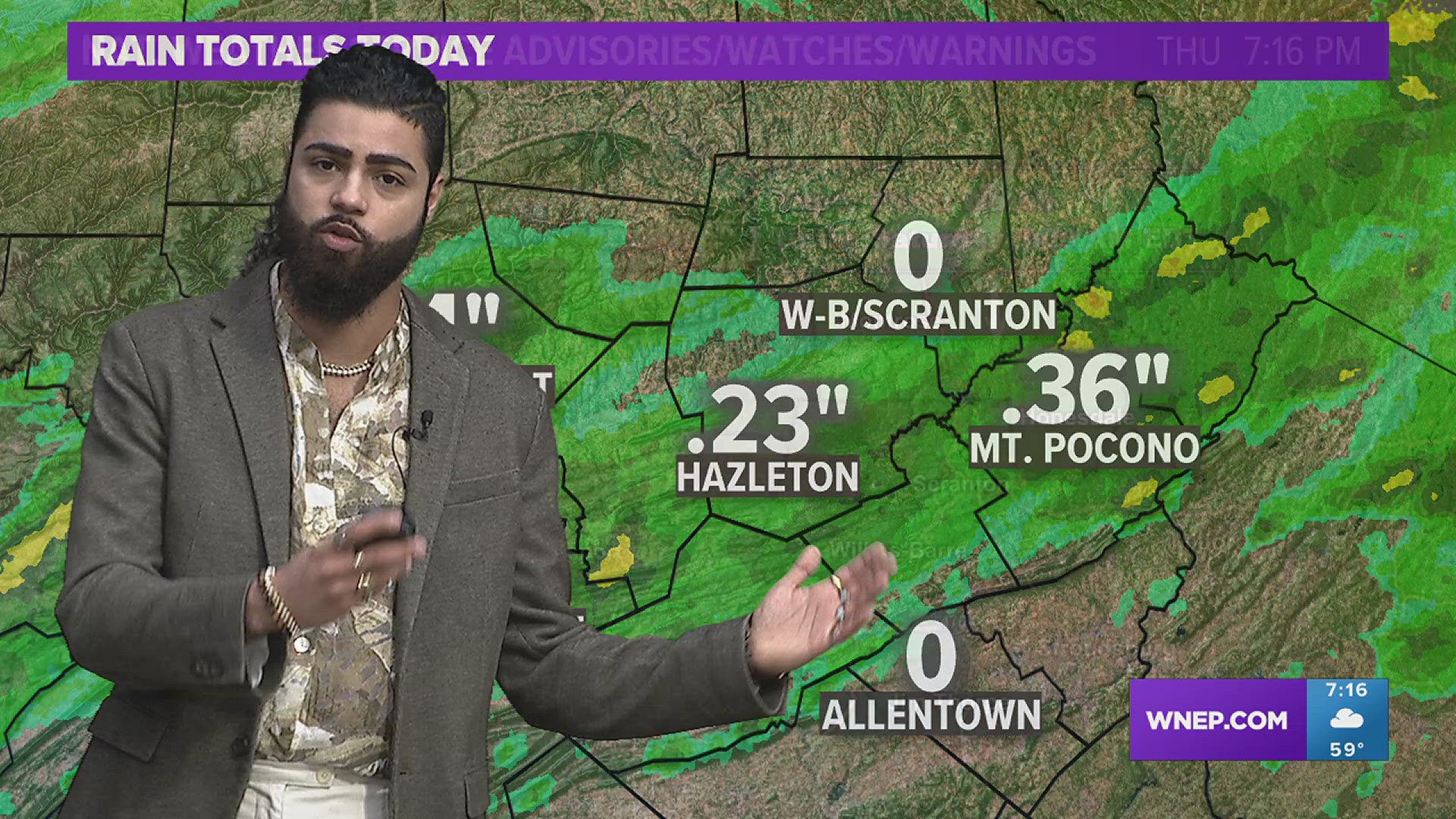 Scattered showers develop later today with a steadier, more organized rain moving in overnight into tomorrow. We break out of this pattern in time for Mother's Day!