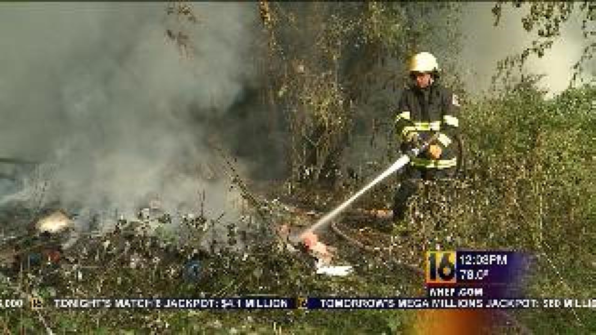 Illegal Dumping Site Catches Fire in Luzerne County