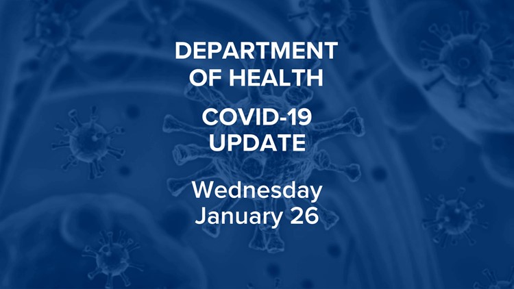 Here are the latest COVID-19 numbers in Pennsylvania for Wednesday, January 26