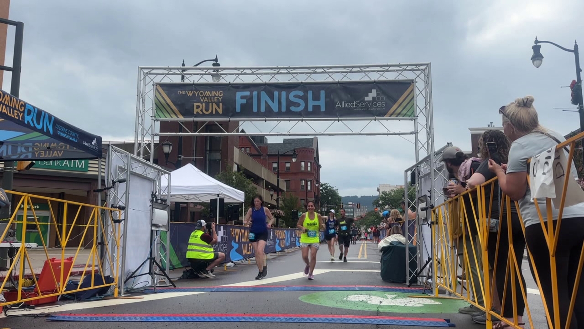 Hundreds took part in the annual road race through Luzerne County on Sunday.