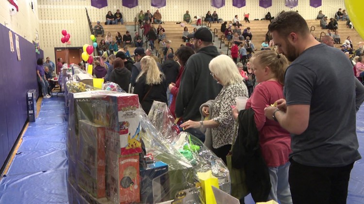 Basket raffle held by Caleb's Foundation in Pike County