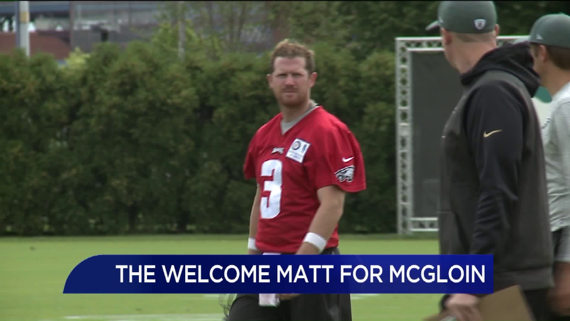 Matt McGloin at Philadelphia Eagles Camp