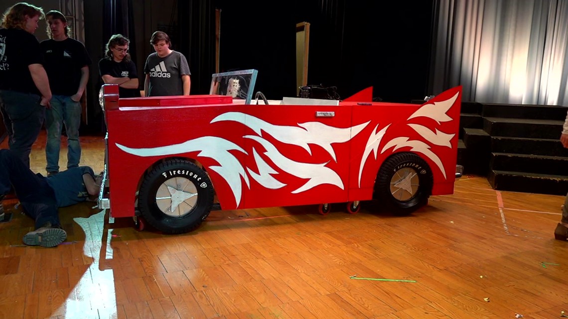 Schuylkill Technology Center create Greased Lightning car