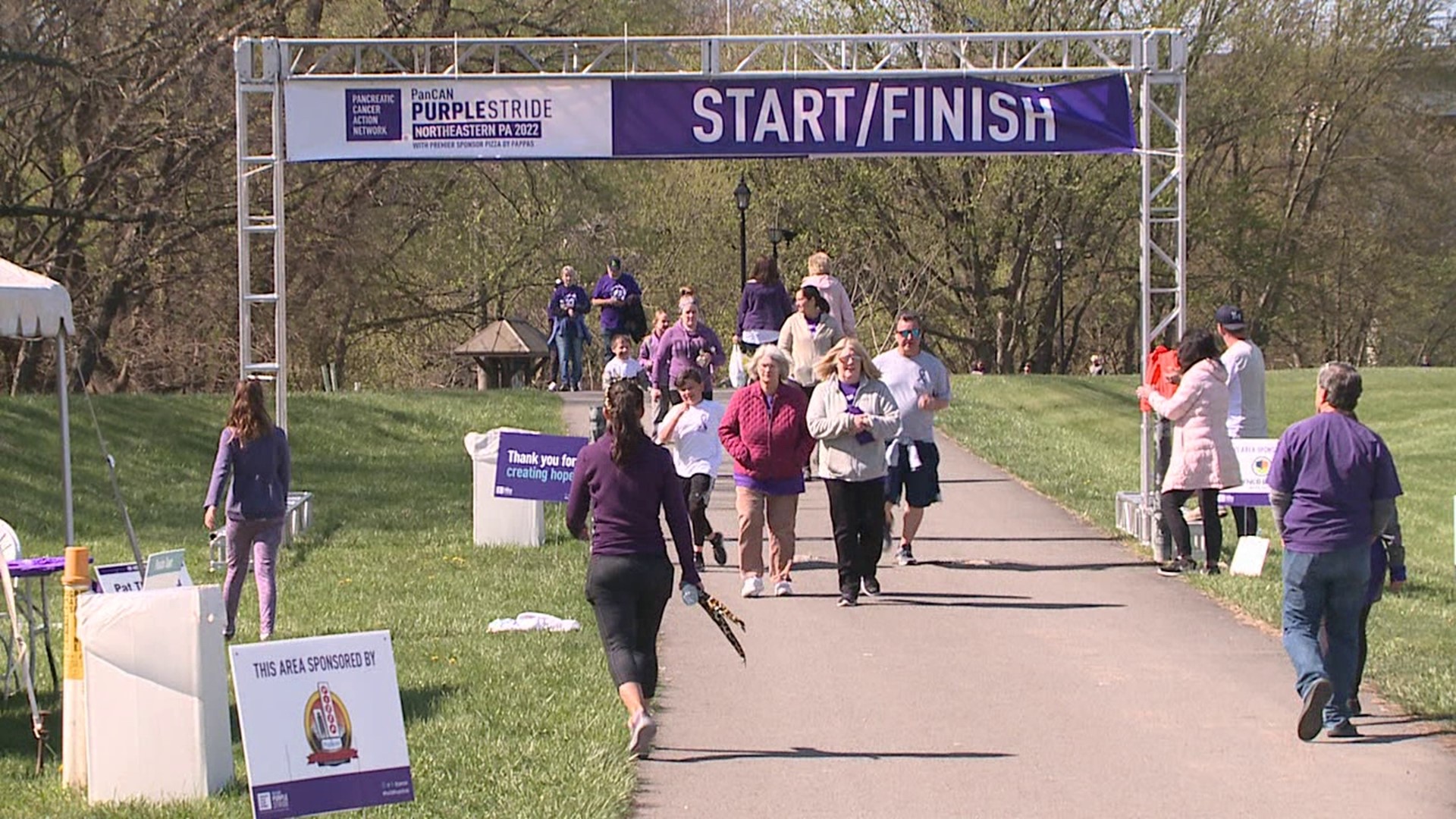 PanCan PurpleStride walk in Scranton