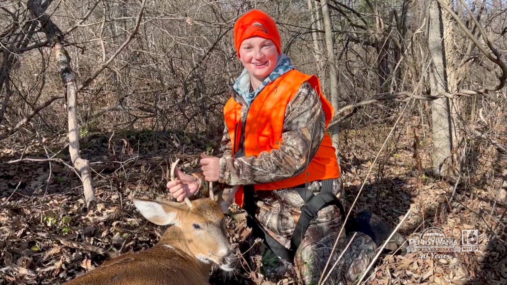 Many young hunters harvested their very first deer during the first week of the gun season.